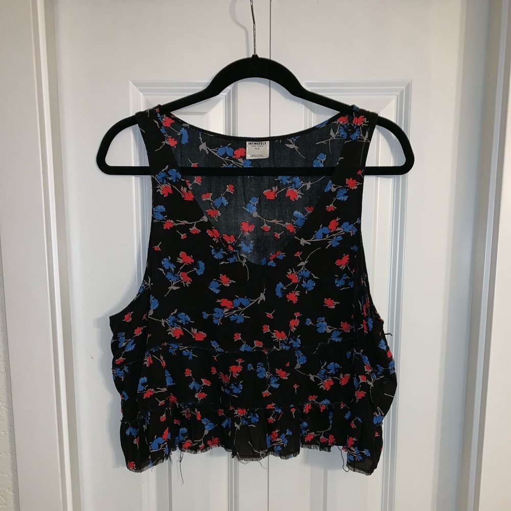 FREE PEOPLE floral tank top